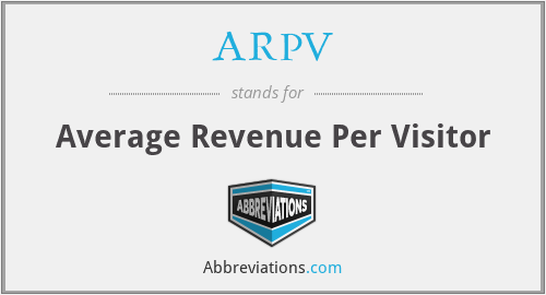 ARPV - Average Revenue Per Visitor