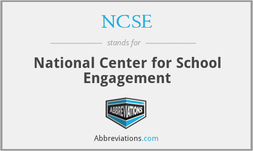 NCSE - National Center for School Engagement