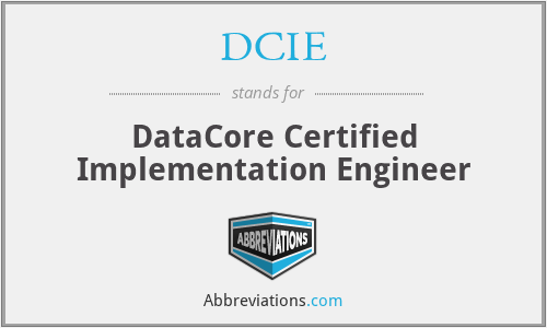 DCIE - DataCore Certified Implementation Engineer