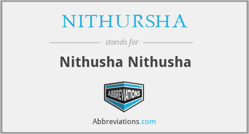 NITHURSHA - Nithusha Nithusha