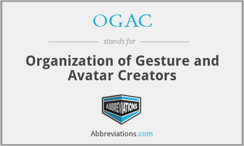 OGAC - Organization of Gesture and Avatar Creators