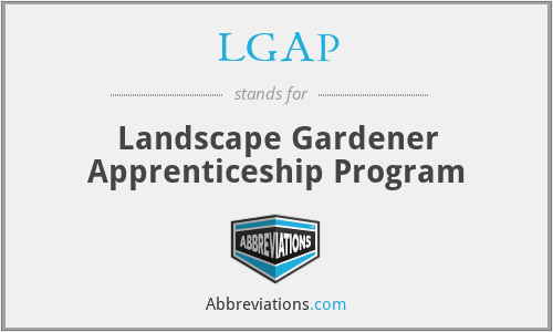 LGAP - Landscape Gardener Apprenticeship Program