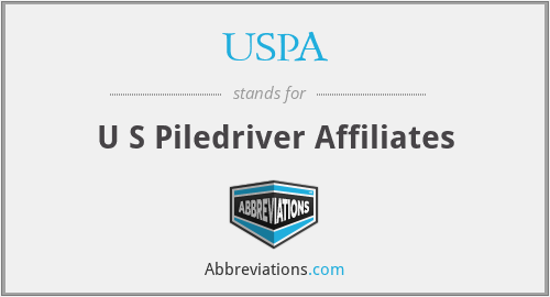USPA - U S Piledriver Aﬃliates