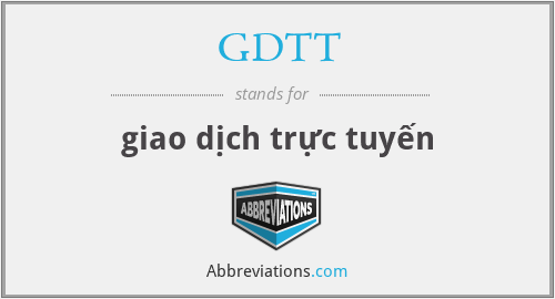 GDTT - giao dịch trực tuyến