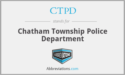 CTPD - Chatham Township Police Department