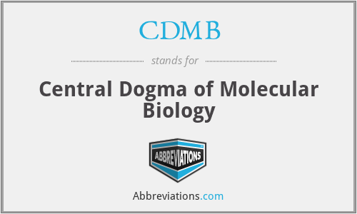 CDMB - Central Dogma of Molecular Biology