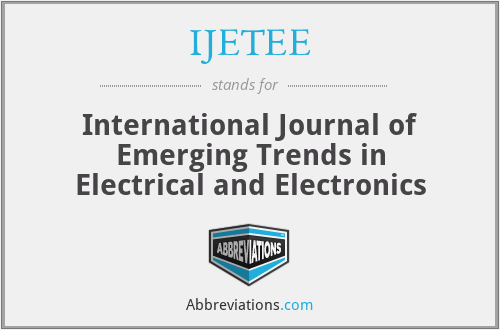IJETEE - International Journal of Emerging Trends in Electrical and Electronics