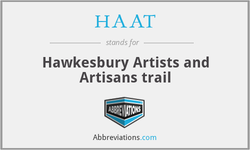 HAAT - Hawkesbury Artists and Artisans trail