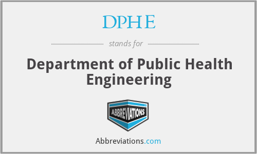 DPHE - Department of Public Health Engineering