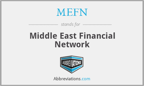MEFN - Middle East Financial Network