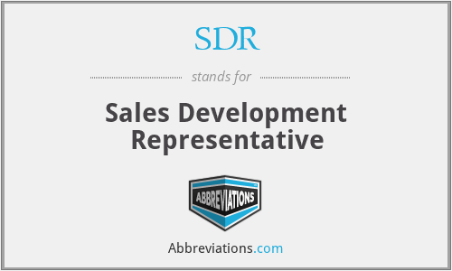 SDR - Sales Development Representative