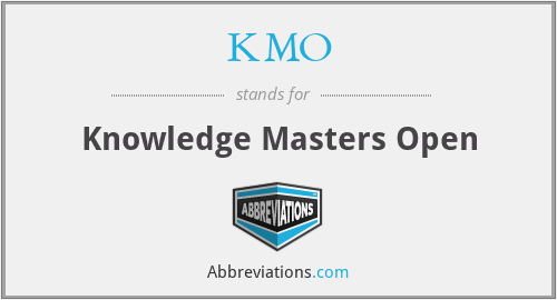 KMO - Knowledge Masters Open