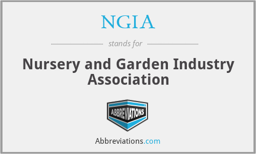 NGIA - Nursery and Garden Industry Association