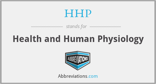 HHP - Health and Human Physiology