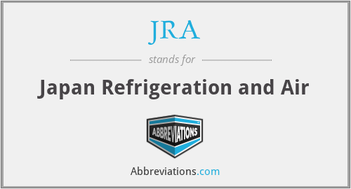 JRA - Japan Refrigeration and Air