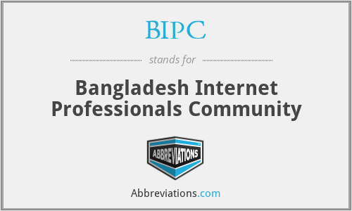 BIPC - Bangladesh Internet Professionals Community