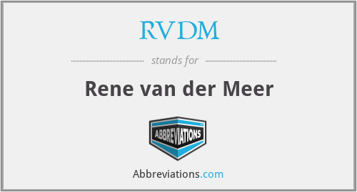 RVDM - Rene van der Meer