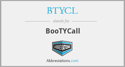 BTYCL - BooTYCall