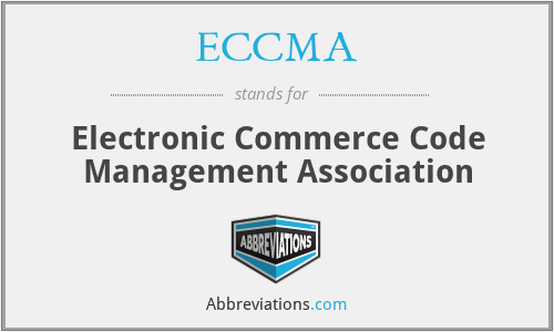ECCMA - Electronic Commerce Code Management Association