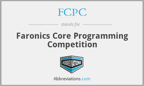 FCPC - Faronics Core Programming Competition