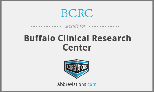 BCRC - Buffalo Clinical Research Center