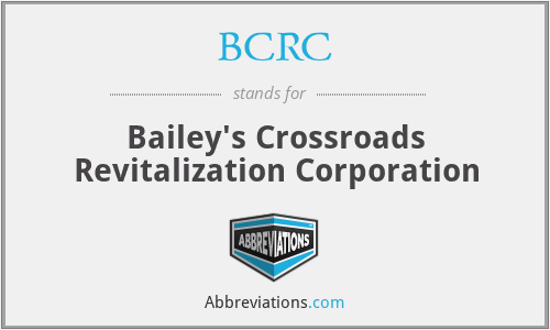 BCRC - Bailey's Crossroads Revitalization Corporation