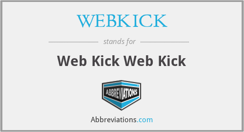 WEBKICK - Web Kick Web Kick