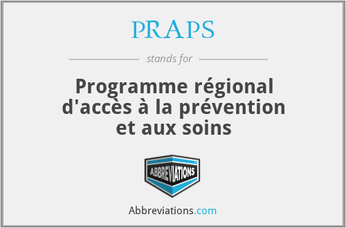 PRAPS - Programme régional d'accès à la prévention et aux soins