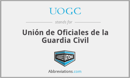 UOGC - Unión de Oficiales de la Guardia Civil