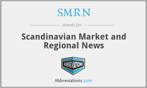 SMRN - Scandinavian Market and Regional News