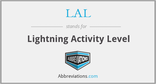 LAL - Lightning Activity Level