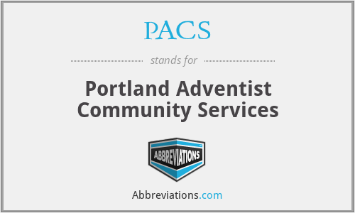 PACS - Portland Adventist Community Services