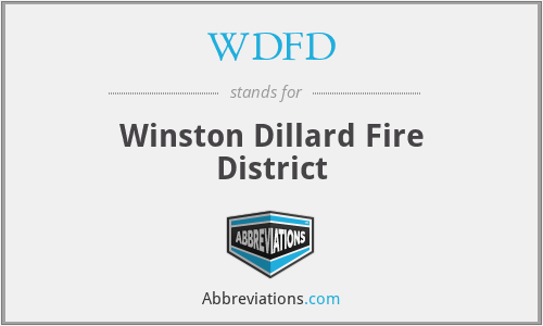 WDFD - Winston Dillard Fire District