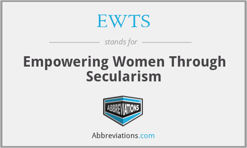 EWTS - Empowering Women Through Secularism