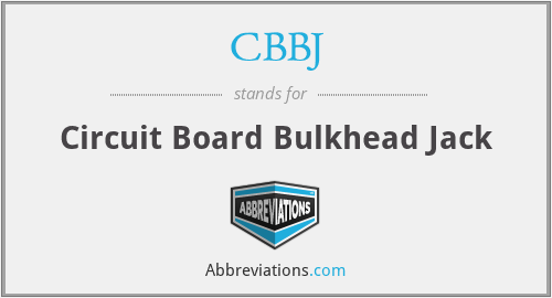 CBBJ - Circuit Board Bulkhead Jack
