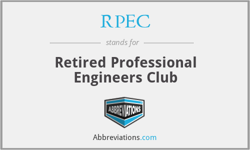 RPEC - Retired Professional Engineers Club