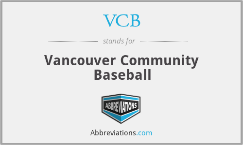 VCB - Vancouver Community Baseball