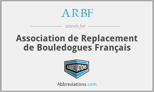 ARBF - Association de Replacement de Bouledogues Français