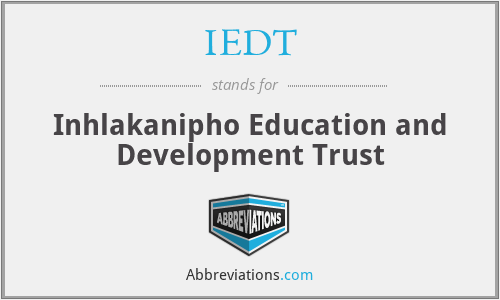 IEDT - Inhlakanipho Education and Development Trust
