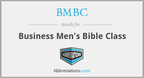 BMBC - Business Men's Bible Class