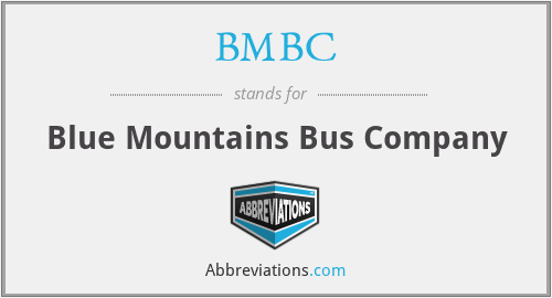 BMBC - Blue Mountains Bus Company