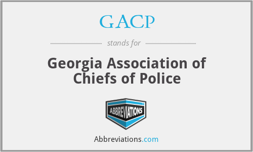 GACP - Georgia Association of Chiefs of Police