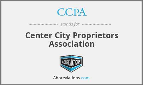 CCPA - Center City Proprietors Association