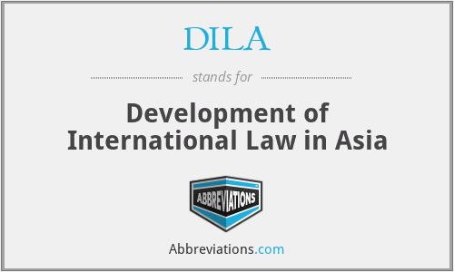 DILA - Development of International Law in Asia