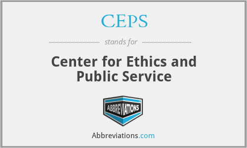 CEPS - Center for Ethics and Public Service