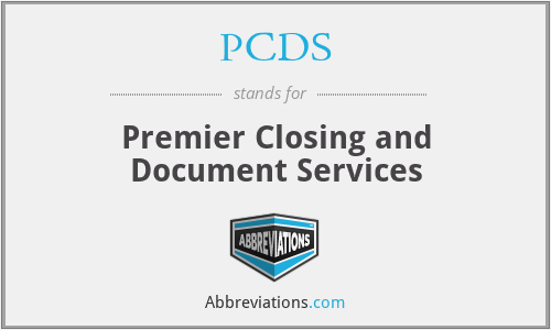 PCDS - Premier Closing and Document Services