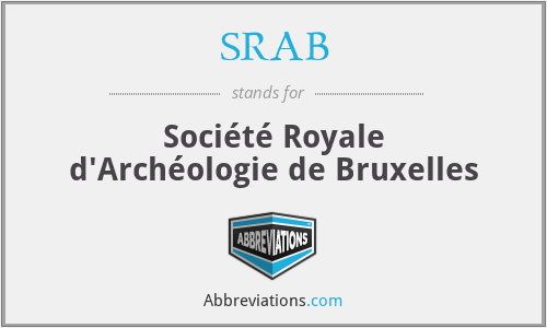 SRAB - Société Royale d'Archéologie de Bruxelles