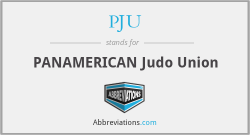PJU - PANAMERICAN Judo Union