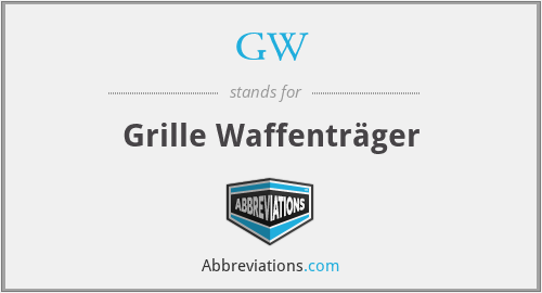 GW - Grille Waffenträger