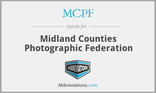 MCPF - Midland Counties Photographic Federation